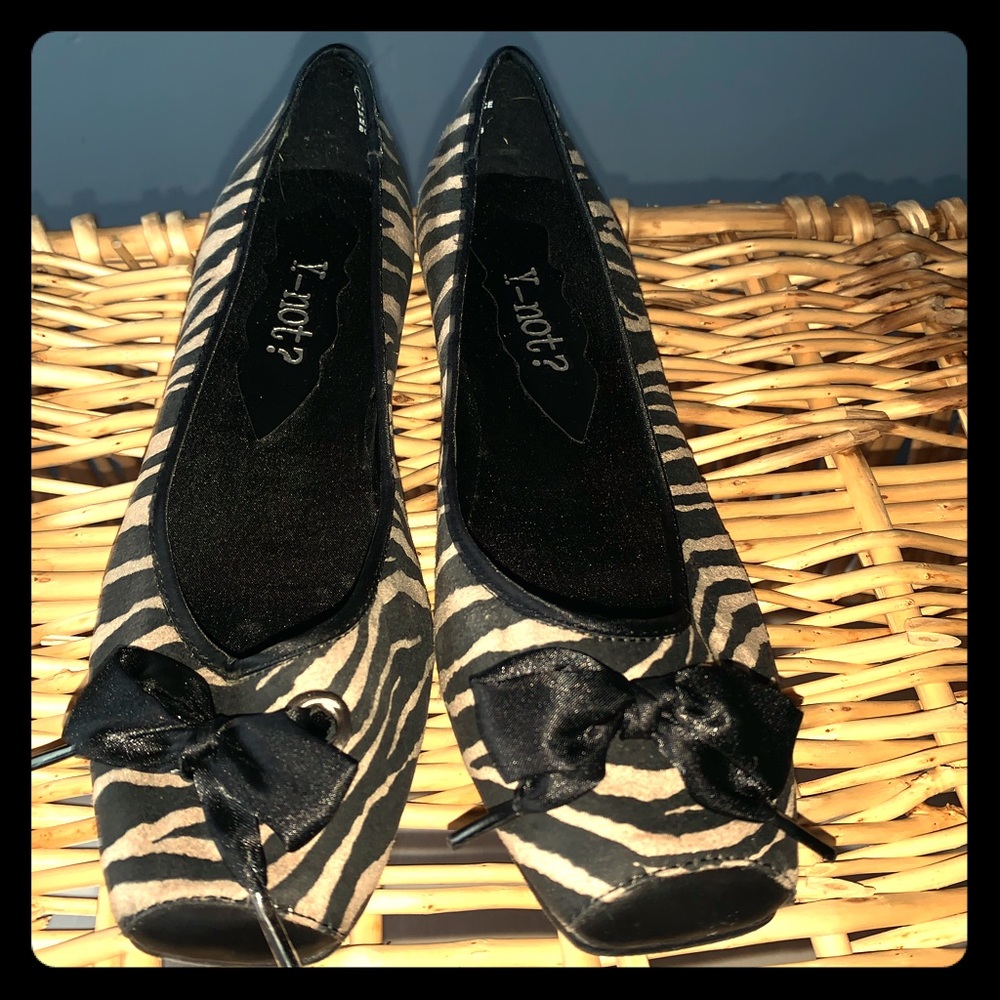 Zebra print Ballerina Flats